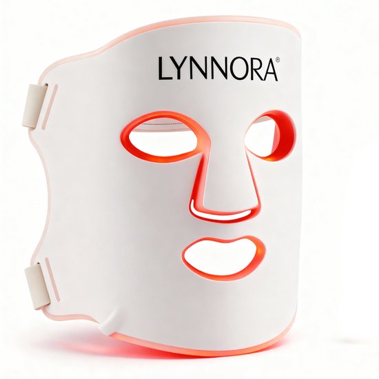 LYNNORA® LED Gezichtsmasker - Rood Licht Therapie - Infraroodlamp - Lichttherapie - Led Face Mask - Infraroodtherapie - Acne