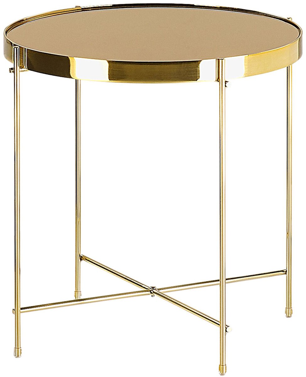 LUCEA - Bijzettafel - Goudbruin - IJzer