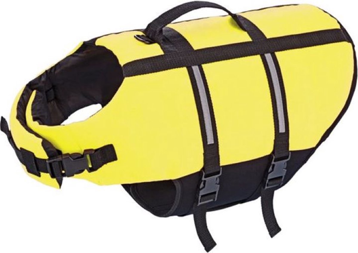 TRESTO - Hondenzwemvest – reddingsvest hond – honden zwemvest maat XL - Extra large - Geel