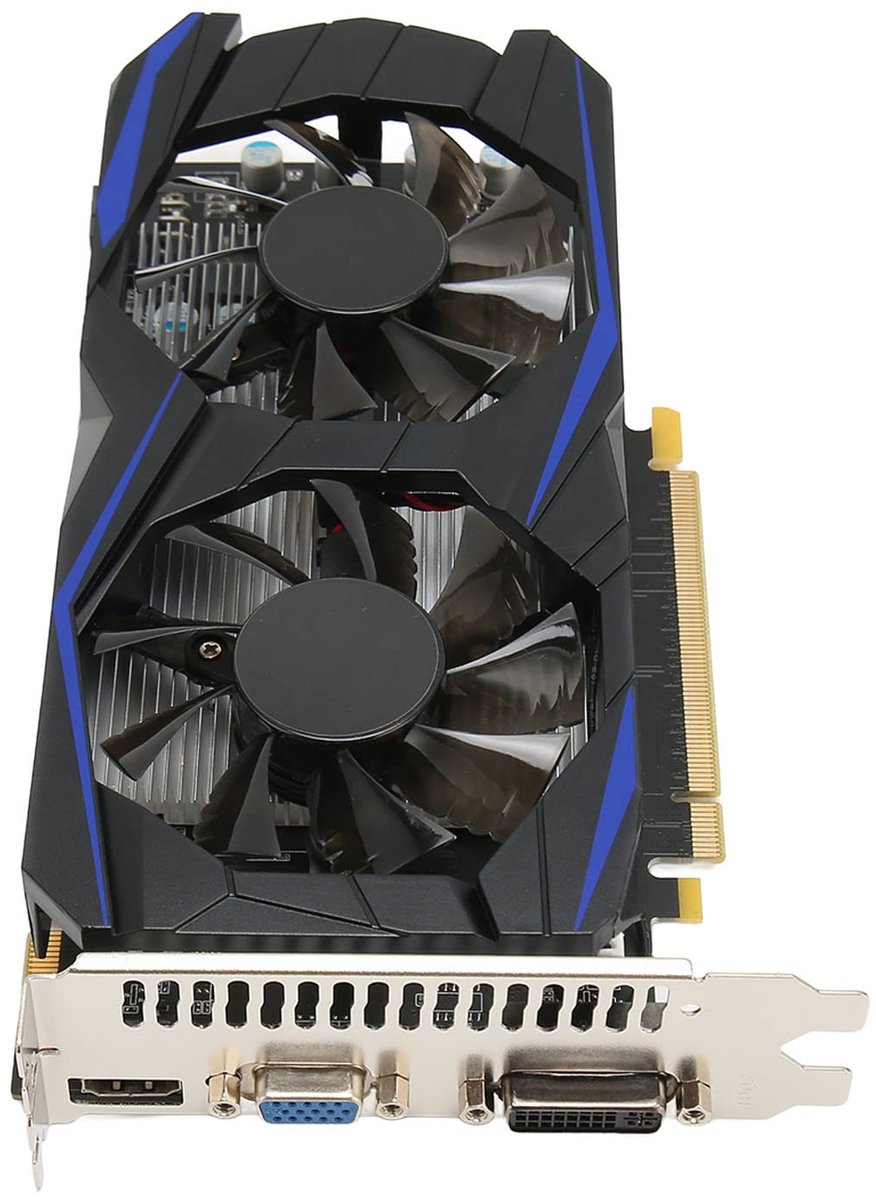 Graphics Card With Dual Fan, Gtx550Ti 192Bit Gddr5 Gf116 Core For Directx 11 Api & Cuda 3.0, Vga Dvi Pci Express2.0 Interface Computer Graphics Card - afbeelding 2