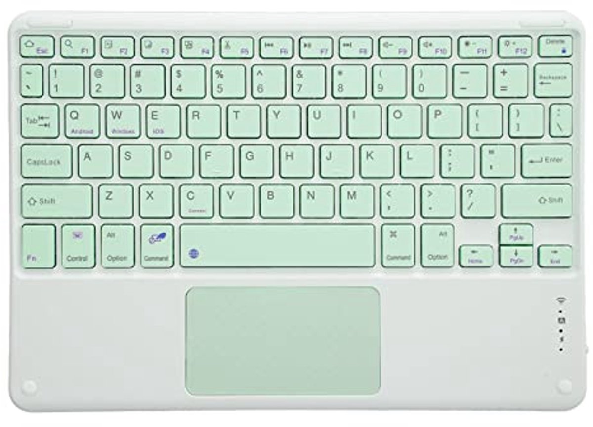 Dunne Draadloze Bluetooth Toetsenbord met Touchpad - Stil, Ergonomisch en Draagbaar
