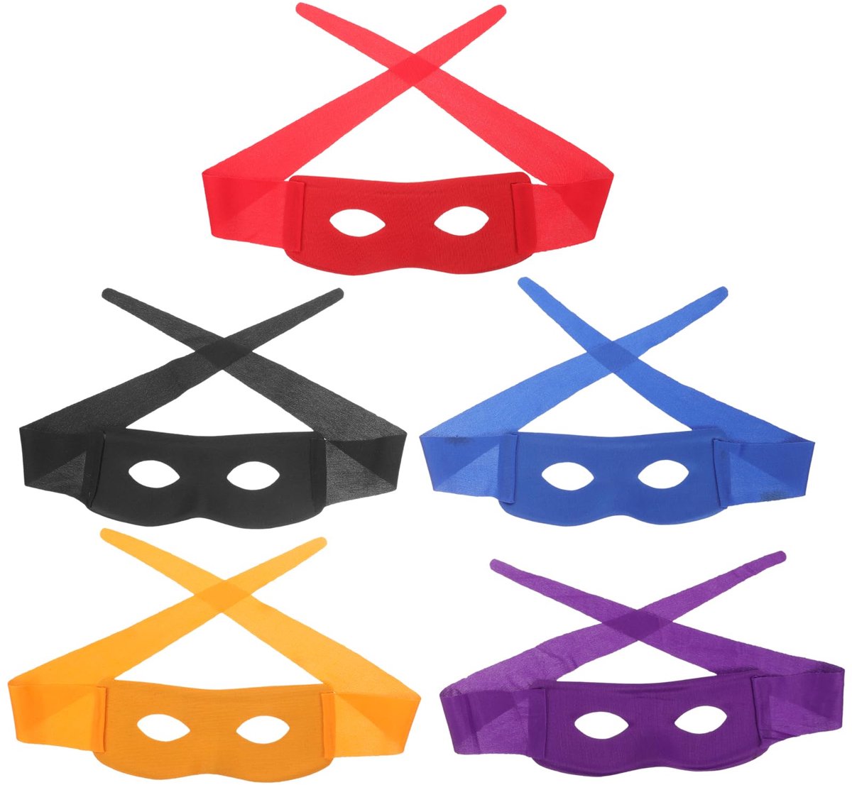 Pack of 5 Party Mask Black Eye Mask Sythesman Masquerade Mask Super Mask Cosplay Masquerade Mask Carnival Mask Prop for Easter Festival Carnival Costume Cosplay Party
