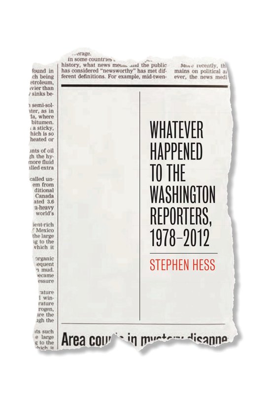 Whatever Happened to the Washington Reporters, 1978-2012 - cover