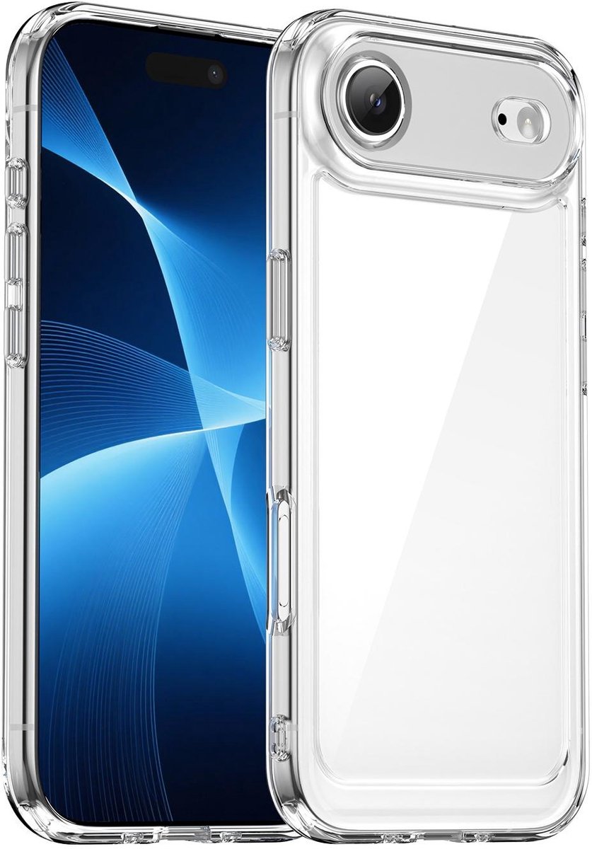 Hoesje geschikt voor Apple iPhone Air - Phonesta Acrylic Hybrid Back Cover - Transparant