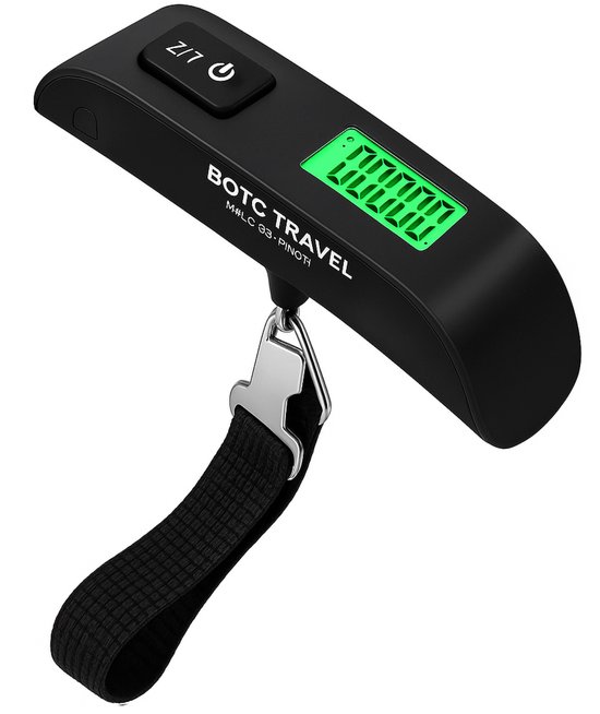 BOTC Digitale kofferweegschaal – Weeghaak & Thermometer