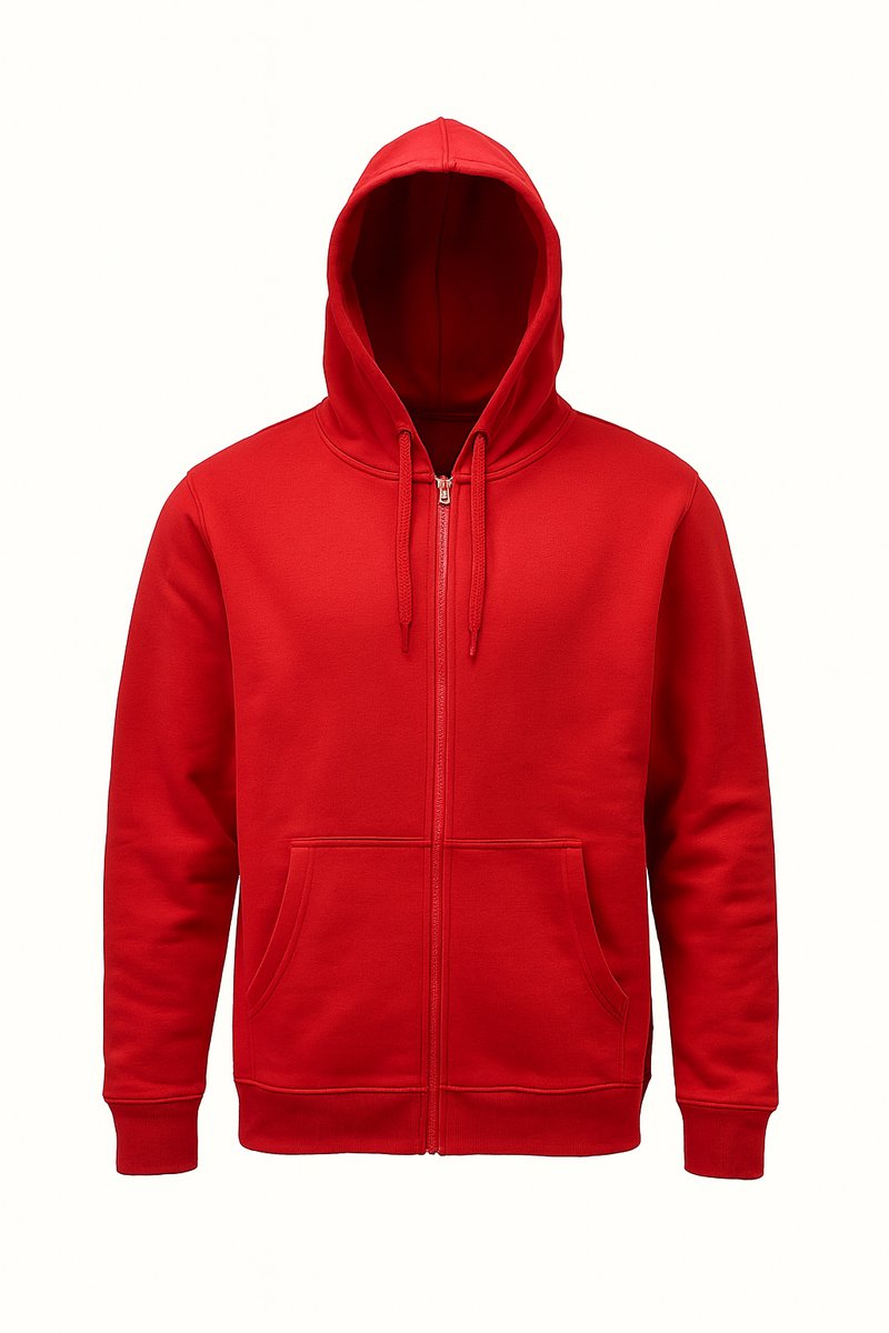 Hoodie met rits Acode CODE-1736 Rood