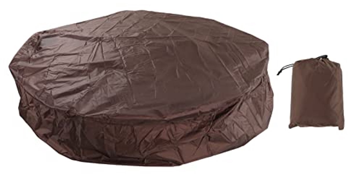 Waterdichte Ronde Hot Tub Afdekking - Opblaasbare SPA Cover voor Buiten