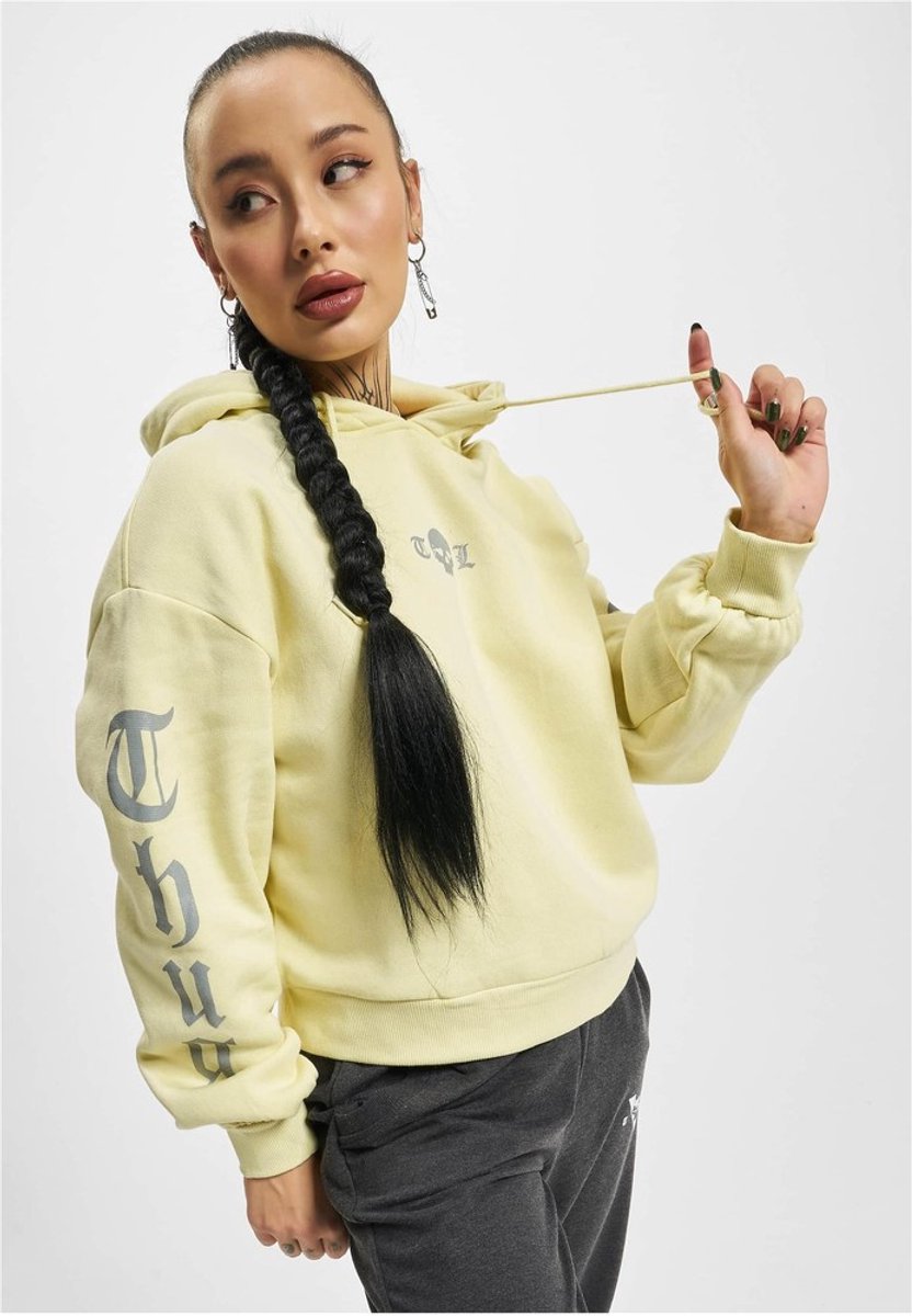 Thug Life - Caution Hoodie/trui - 3XL - Geel