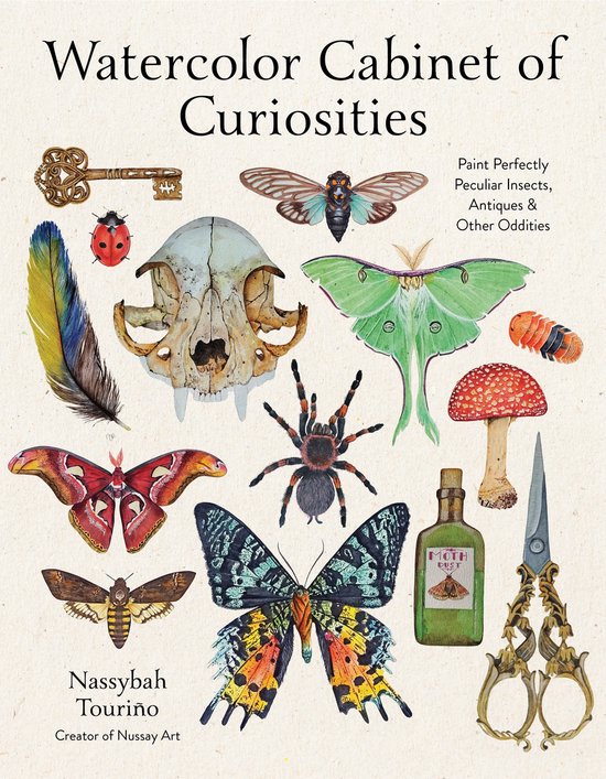 Watercolor Cabinet of Curiosities - cover