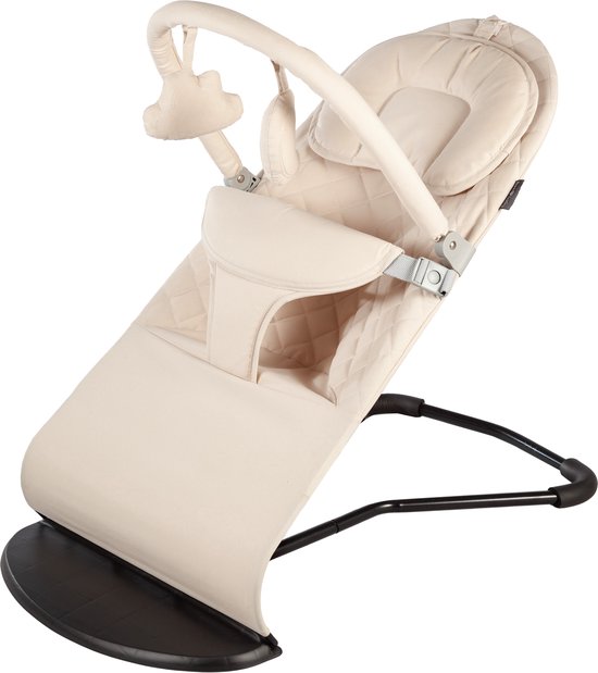Born Lucky Wipstoel Baby - Opvouwbaar & Verstelbaar - Met Speelboog - Beige