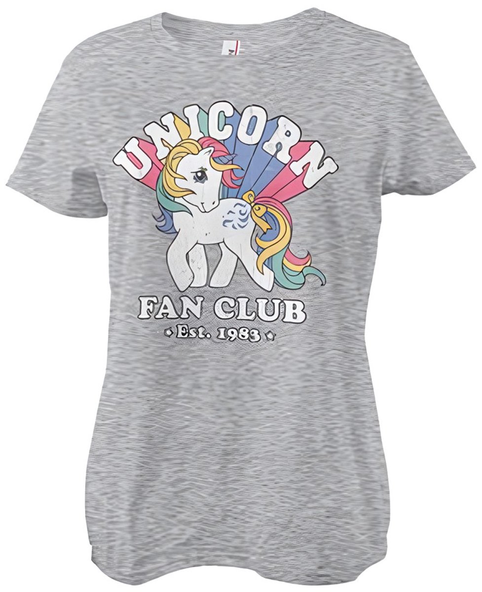My Little Pony Dames-T-shirt 'Unicorn Fan Club' in meisjesachtige stijl