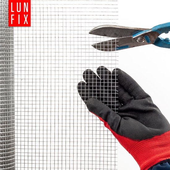 LUN FIX - Grillage anti-rongeurs 100 cm 6x6 fi 0 soudé galvanisé - 25 m