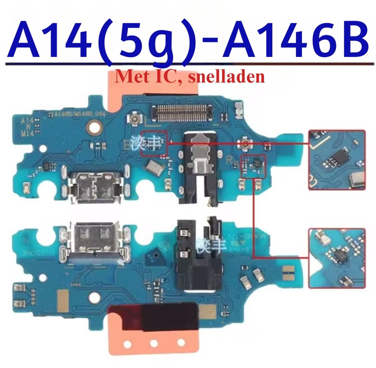 Samsung Galaxy A14 5G A146B oplaad connector – Charging Dock Replacement