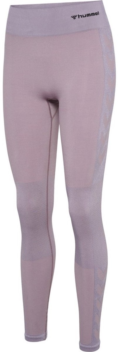 Hummel Damen Leggings Hmlclea Seamless Mid Waist Tights Nirvana Melange-XL