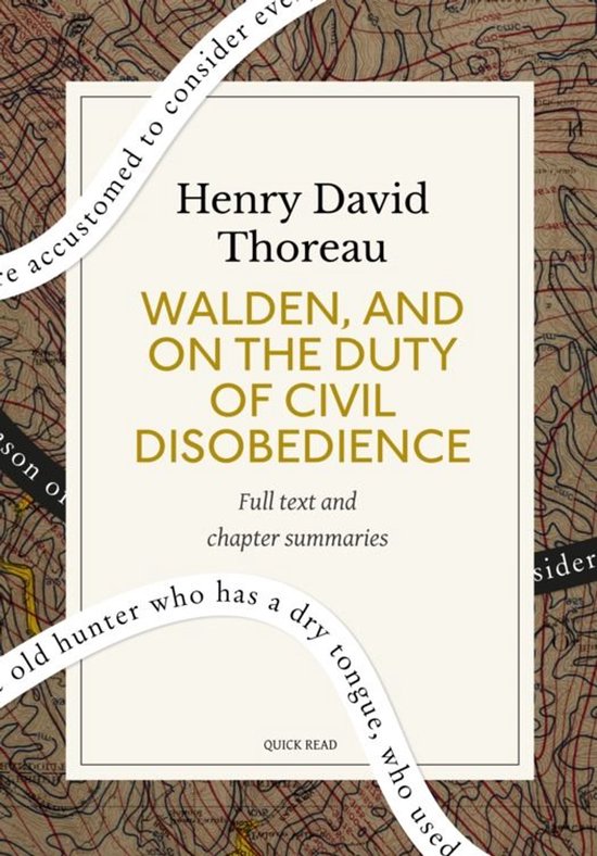 Walden, and On The Duty Of Civil Disobedience: A Quick Read  ... - cover