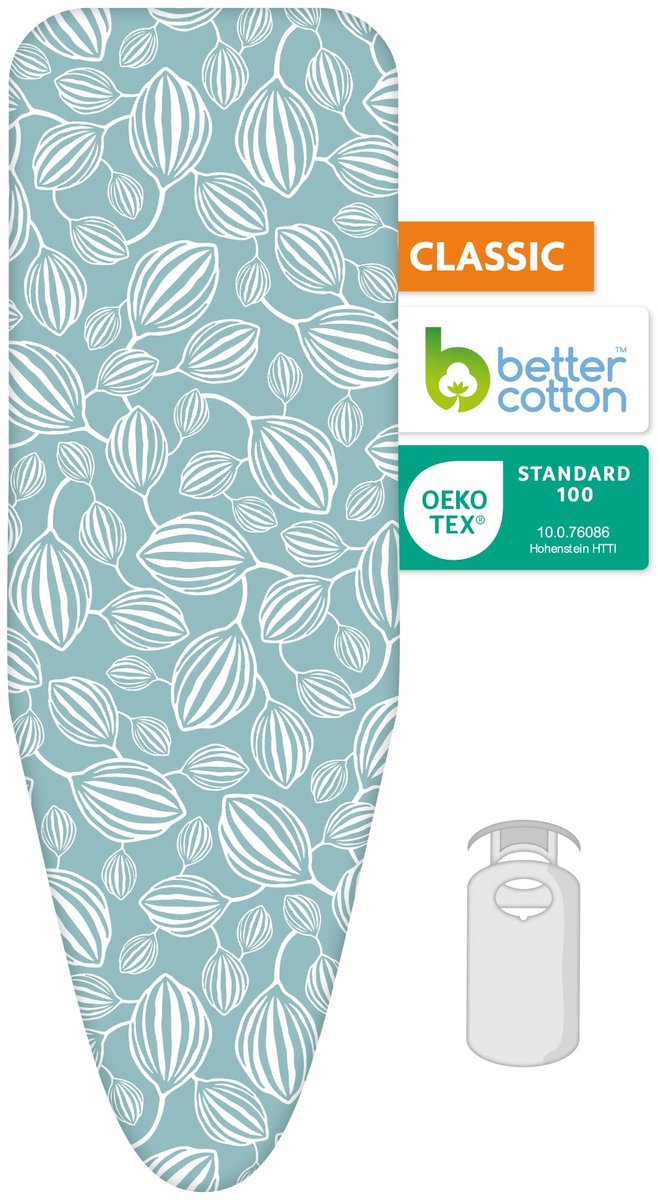 Laundryspecialist 2 laagse CLASSIC strijkplankhoes - Optimaal strijkcomfort en stoomdoorlatend