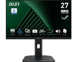 MSI PRO MP275PG - Full HD IPS Monitor - 100Hz - 27 inch - 4 Way Adjustable - Speakers