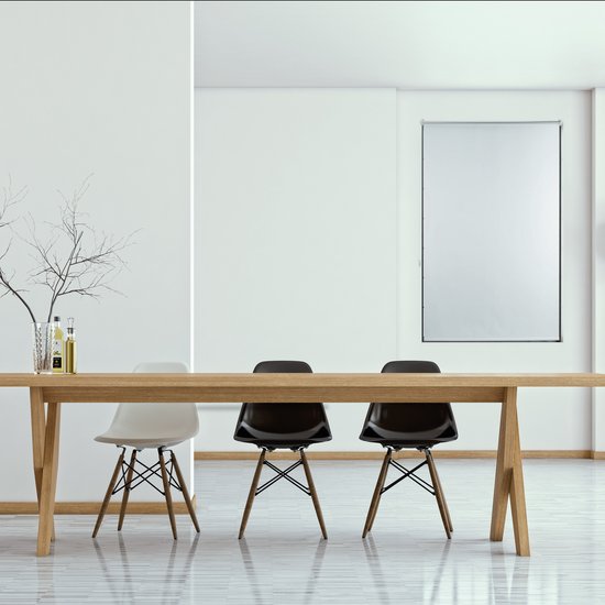 relaxdays 3 x store enrouleur thermique blanc - isolant - sans perçage - occultant - 70x160cm