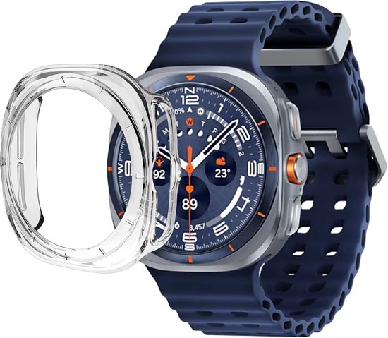 Samsung Galaxy Watch Ultra 2025 47mm - Hoesje Harde beschermhoes transparant scherm gehard glas