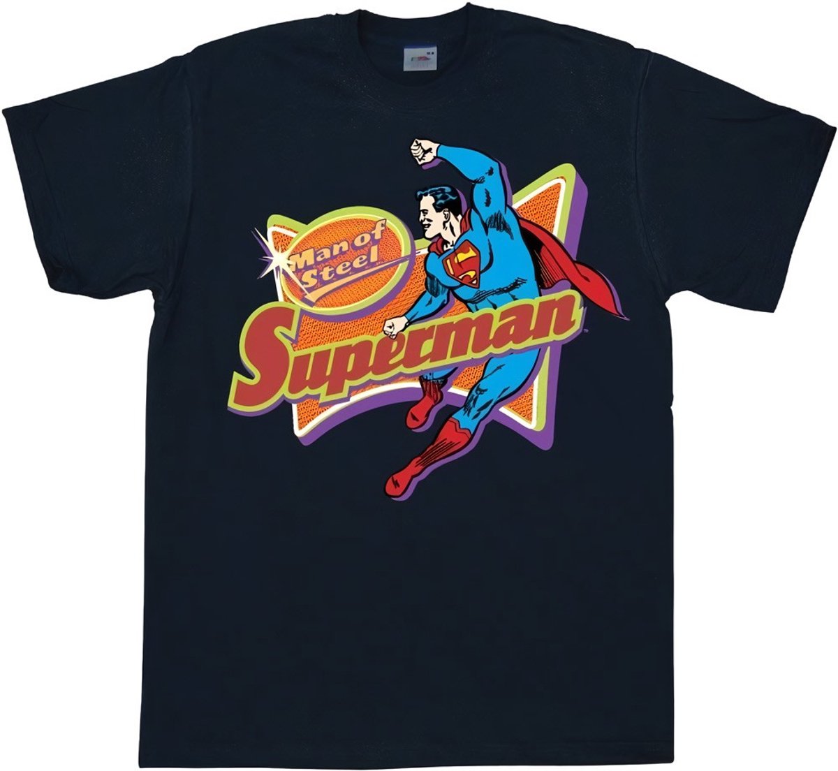 Superman The Man Of Steel Black-XL