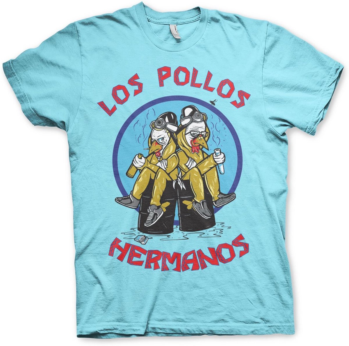 Breaking Bad Walter & Jesse Hermanos T-shirt Skyblue