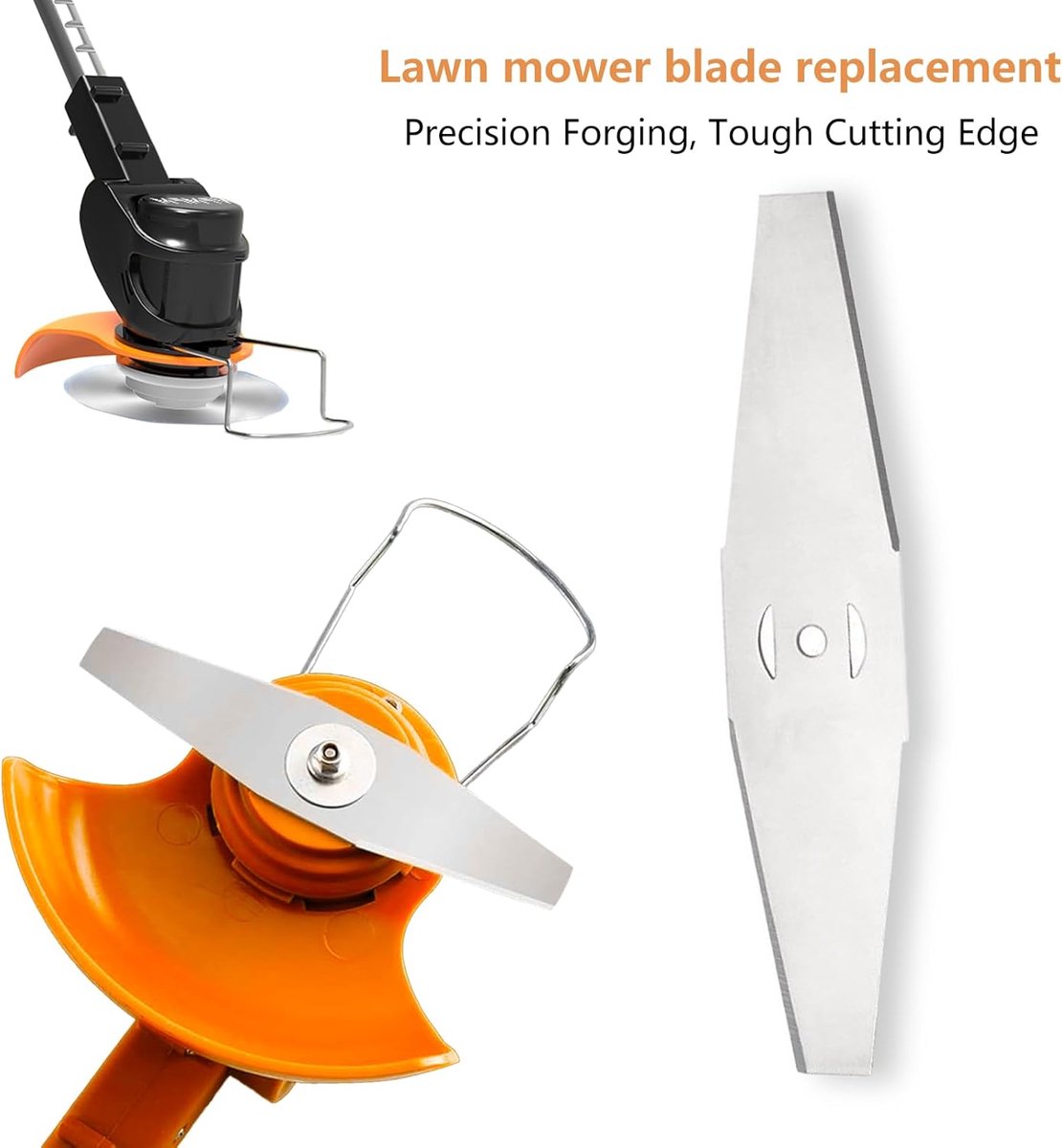 10-pack grasmaaier messen metalen messen - Draadloze trimmer messen - Vervangende messen voor grastrimmers - Geschikt voor tuintrimmers - Accessoires voor elektrisch gereedschap buitenshuis – foto 5