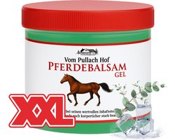 Vom Pullach Hof Pferdebalsam Gel 500 ml - Paardenbalsem voor Spieren & Gewrichten - Verfrist en Stimuleert Doorbloeding