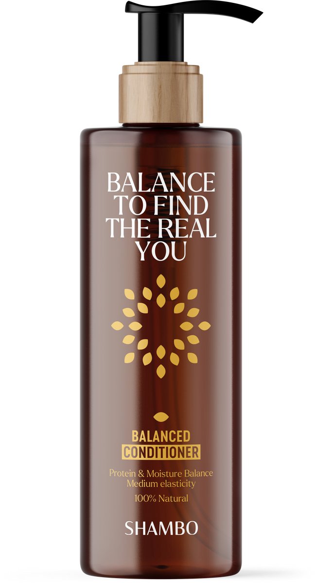 Conditioner Balanced | Proteine Vocht | Cremespoeling | Eco | Natuurlijk | CG proof
