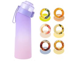 Geurwater Drinkfles - Geur Air Waterfles - Fles - Inclusief 6 Pods - 650 ml - Tritan - BPA-vrij - Up Starterskit - Ananas - Citroen - Cola - Energiedrank - Perzik - Sinaasappel