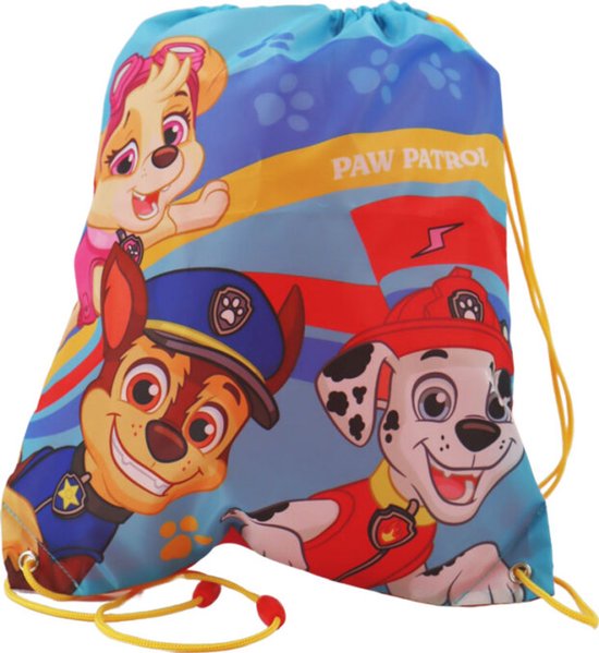 Paw Patrol: Gym- zwemtas 42x31cm, Paw partol zwemtas, Gymtas paw partol, Gymtas, Kindertas, Rugzak