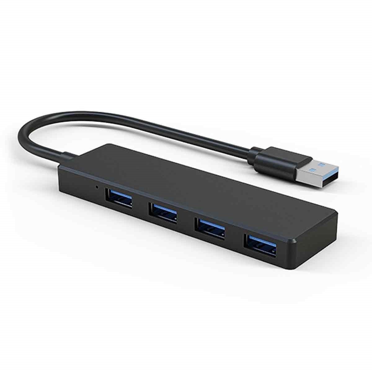 EXCITAT USB Hub - USB Adapter - Multiport Extender - 4 Poorten - Draagbaar - voor Desktops, Laptops