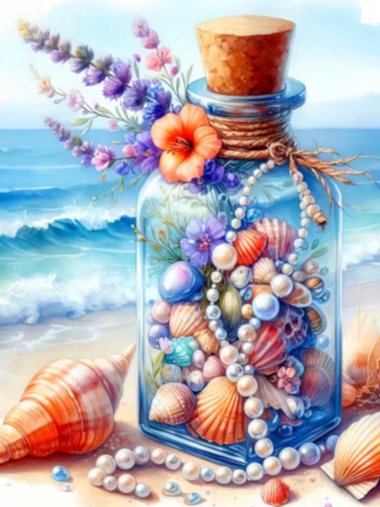 Foto: Diamond painting kerstkaarten kerstman sneeuwpop kerst ornamenten ronde steentjes