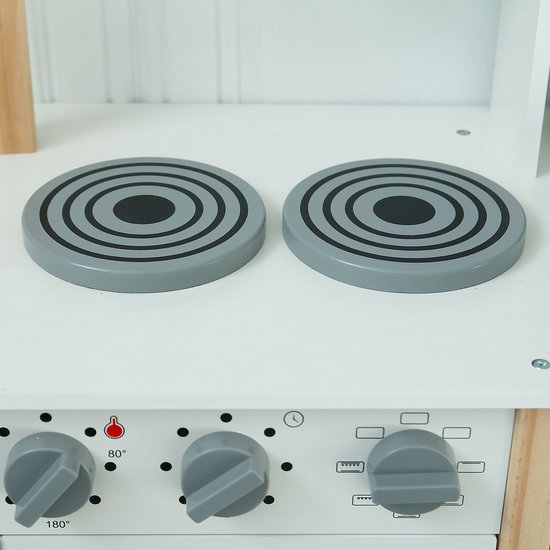 127.99 Mamamemo Oven met Kookplaat en Ovenlade kersenbloesem roze Bezige Bijtjezzz