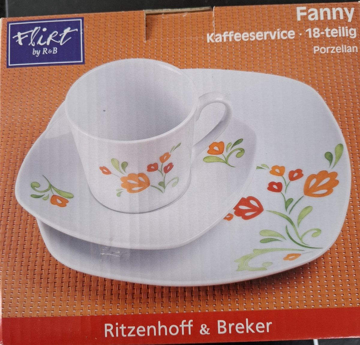 Ritzenhoff & Breker Fanny koffieservies 18 delig porselein