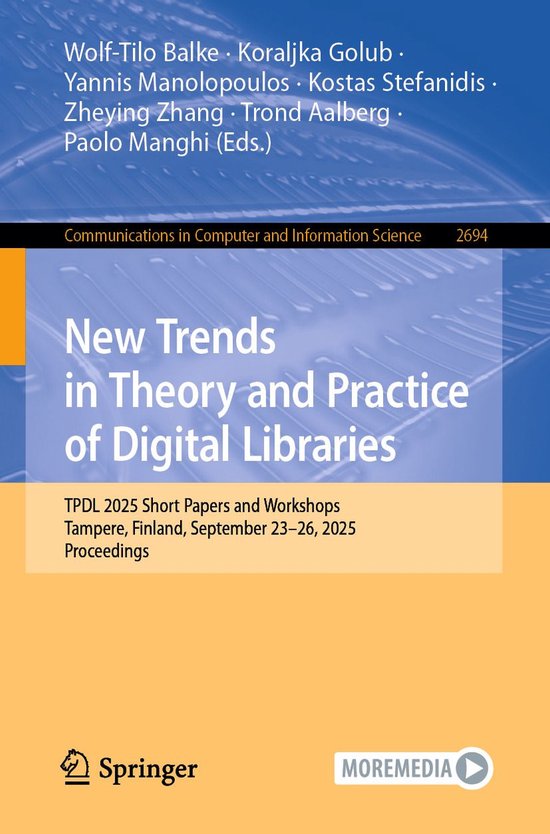 Springer Nature Proceedings Computer Science - New Trends in ... - cover
