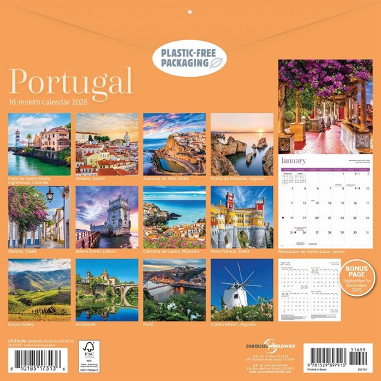 Portugal Kalender 2026
