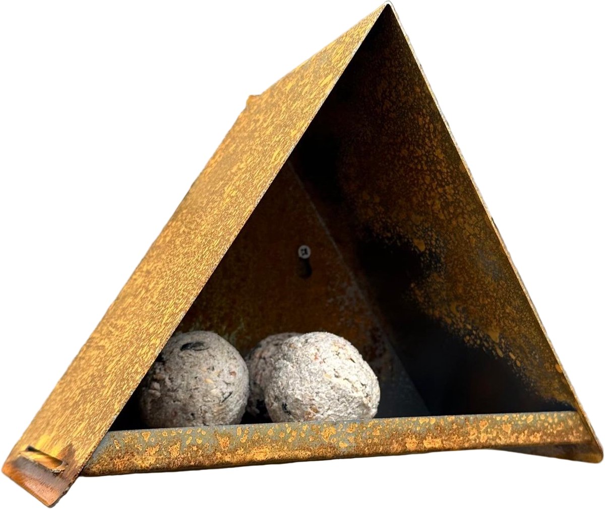 Vogelvoederhuis METEOR - CORTENSTAAL - Hangmodel