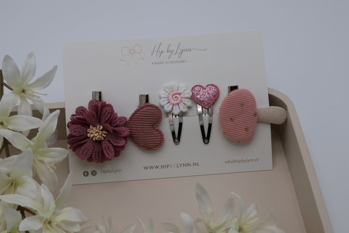 HipByLynn - Haarspeldjes Sara - Haarklem - Klik klak Speldjes - Alligator speldjes - Haarspeldjes kind - Voordeelset - Haaraccessoires - Kinderaccessoires