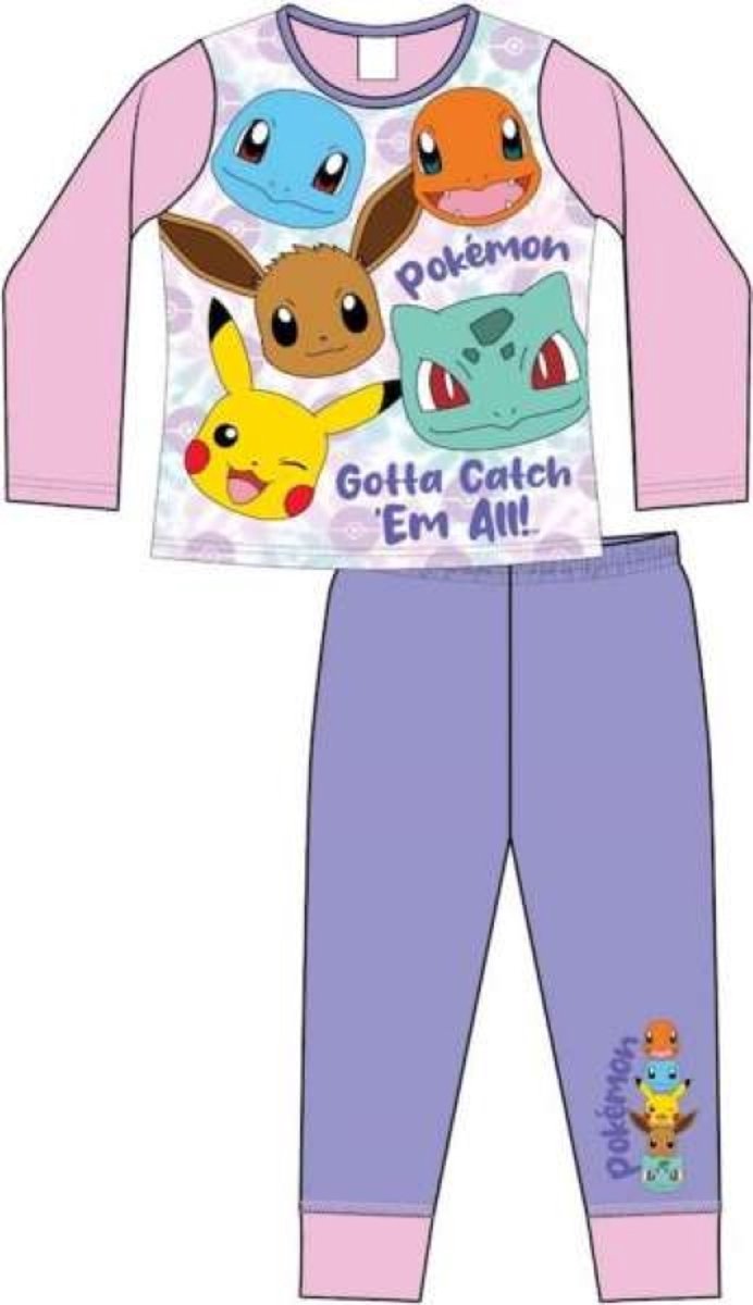 Pokémon Pokemon Pyjama - Katoen - Pokémon Pikachu - Meisjespyjama multi colour