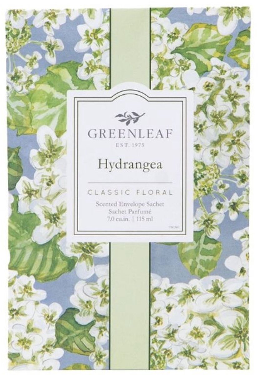 Greenleaf geurzakje Hydrangea 4 stuks