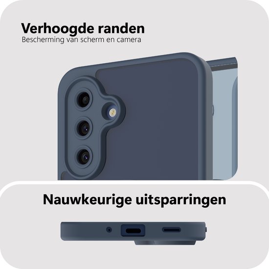 Étui Cazy pour Samsung Galaxy A17 - Compatible MagSafe - Coque arrière de qualité militaire - Blauw