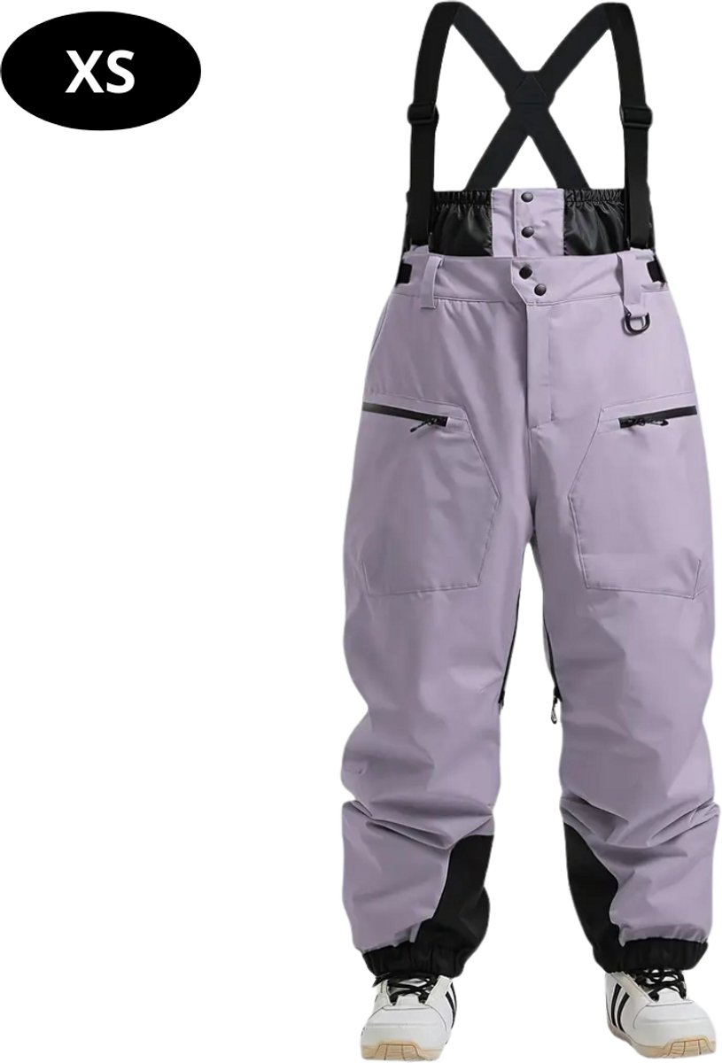 Nivard Skibroek Skipak Snowboard Broek Winterbroek Sneeuwbroek Dames Wintersport Paars