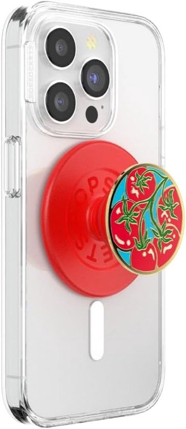 PopSockets PopCase Met Een Magnetische Ring - Telefoonhoesje Met Telefoonbutton Voor Apple Iphone 13 Pro Zwart