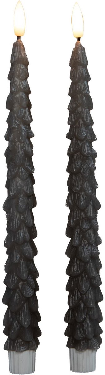 Annas collection - Dinerkaars kerstboom 27 cm taupe