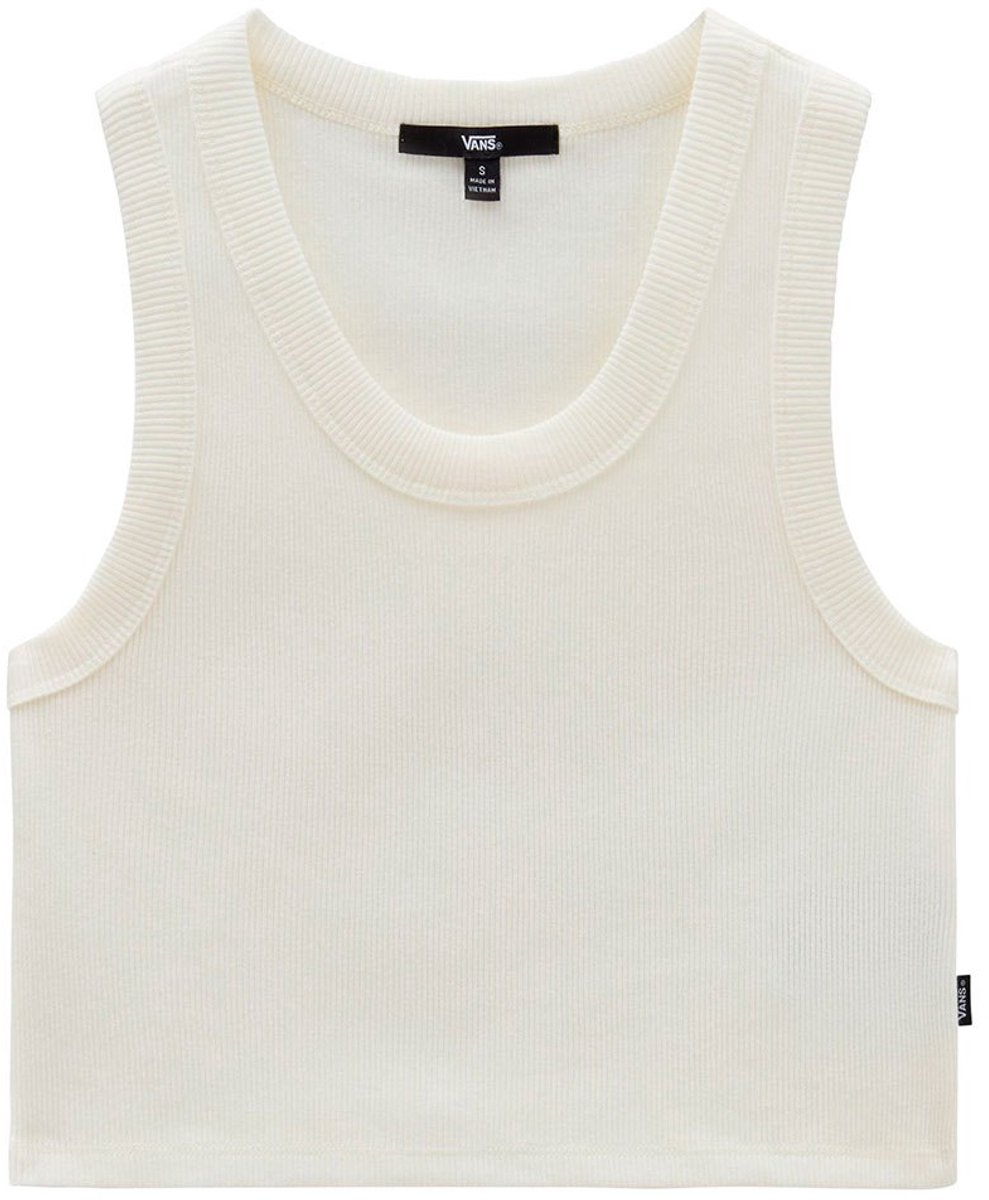 Vans Drew Rib Top Zonder Mouwen L Vrouw Marshmallow