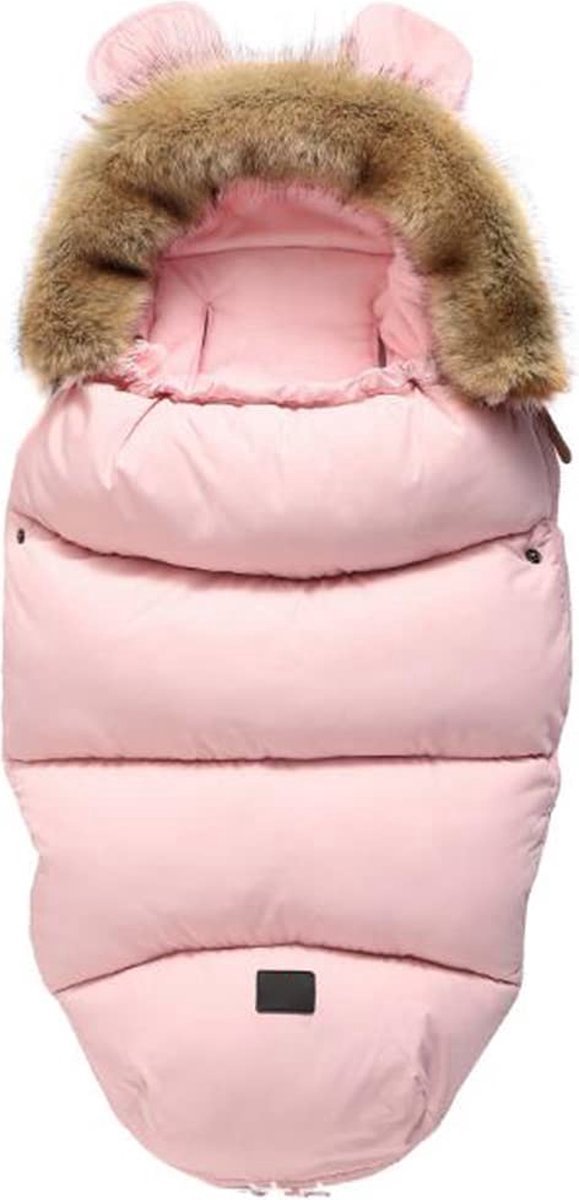 Voetenzak voor Autstoel & Kinderwagen-buggy-voor Maxi Cosi-Buitenwaterdicht en winddicht-Footmuff-Polyester-roze