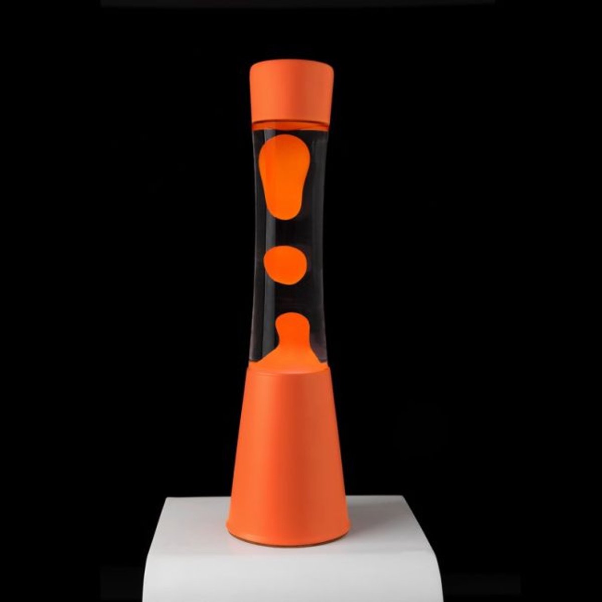 Fisura Grote Design Lavalamp met Oranje Lava - Oranje Nederland