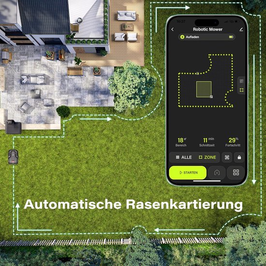 SUNTEK I600+ Robotmaaier - Slimme - Industrohome — afbeelding 5
