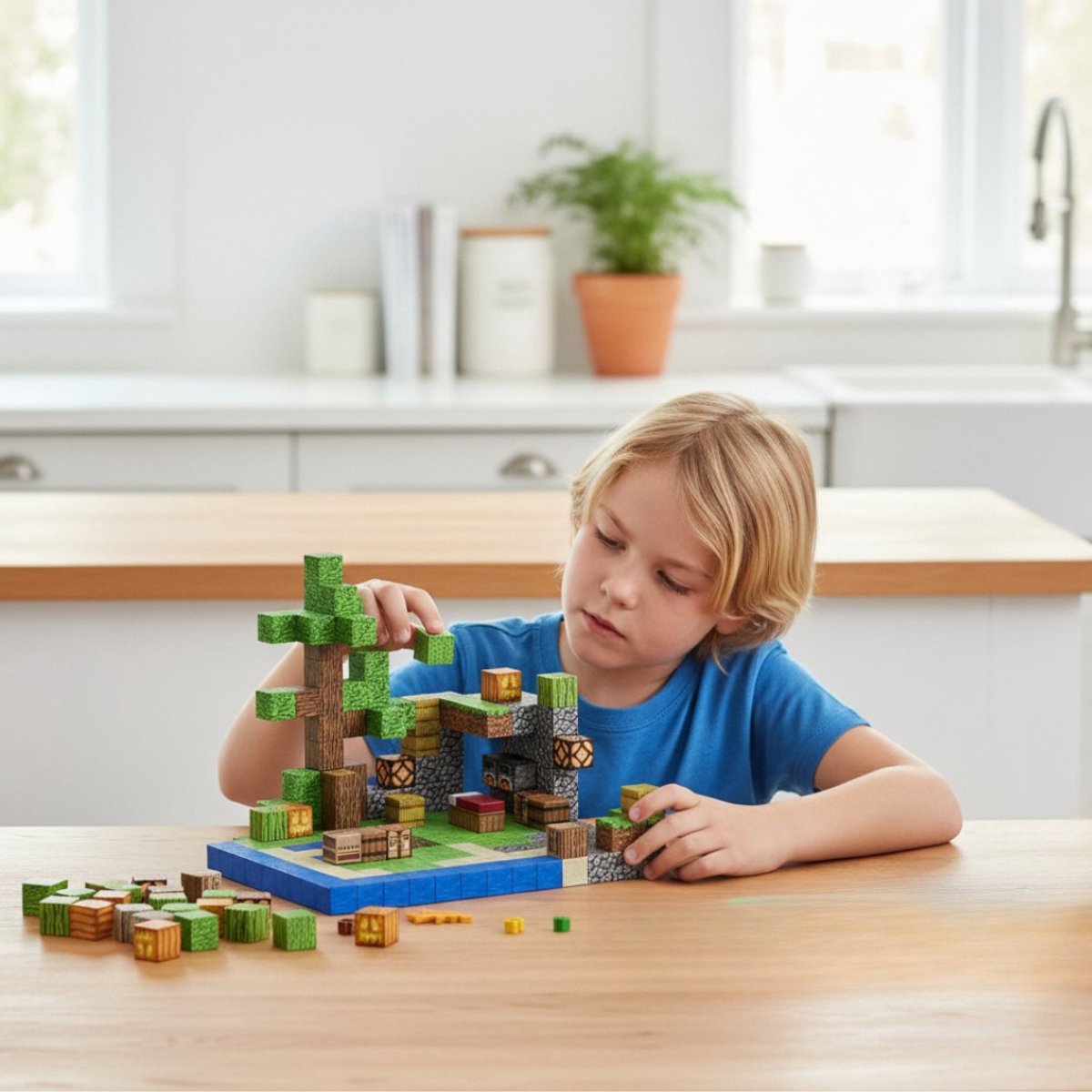 Magnetisch speelgoed – magnetisch bouwspeelgoed 212 stuks – magnetische bouwstenen - magnetische blokken - montessori speelgoed – magneten speelgoed - Boerderij — afbeelding 8