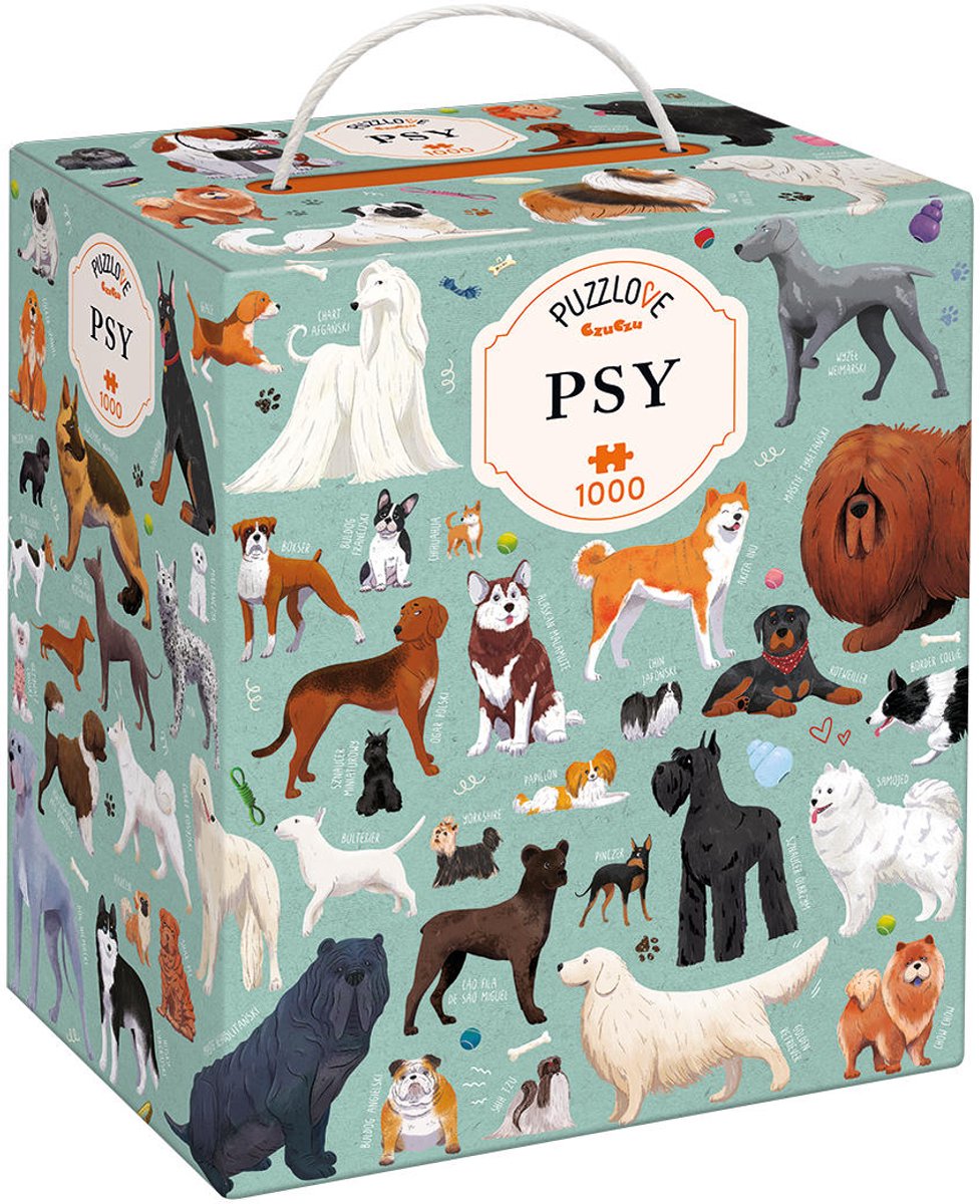 Puzzlove CzuCzu Psy 1000 elementów - Puzzlove CzuCzu Honden 1000 stukjes